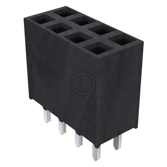 SSW-104-01-L-D - Samtec Inc. - Rectangular Connectors - Headers, Receptacles, Female Sockets