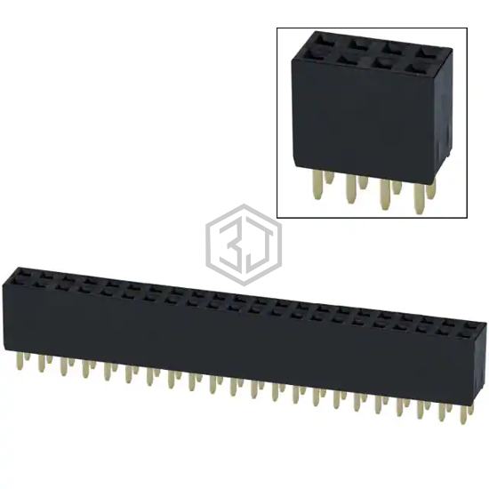 PPPC222LFBN-RC - Sullins Connector Solutions - Rectangular Connectors - Headers, Receptacles, Female Sockets
