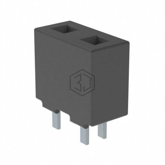 HPF-02-01-T-S - Samtec Inc. - Rectangular Connectors - Headers, Receptacles, Female Sockets