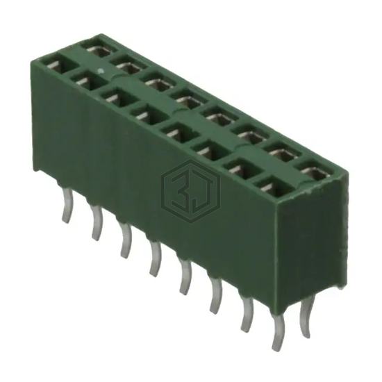 215307-8 - TE Connectivity AMP Connectors - Rectangular Connectors - Headers, Receptacles, Female Sockets