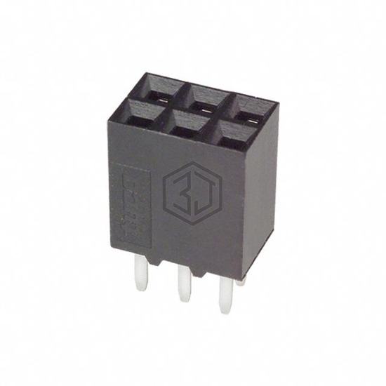 534206-3 - TE Connectivity AMP Connectors - Rectangular Connectors - Headers, Receptacles, Female Sockets