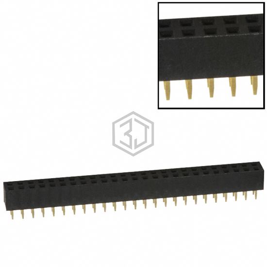 NPPN252AFCN-RC - Sullins Connector Solutions - Rectangular Connectors - Headers, Receptacles, Female Sockets