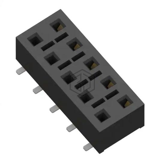 HLE-105-02-F-DV-K-TR - Samtec Inc. - Rectangular Connectors - Headers, Receptacles, Female Sockets