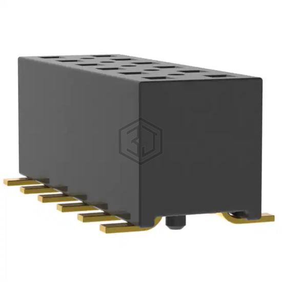 TLE-106-01-G-DV-A-P-TR - Samtec Inc. - Rectangular Connectors - Headers, Receptacles, Female Sockets