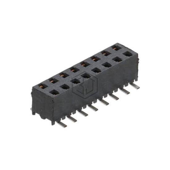 MMS-108-02-L-DV-A-P-TR - Samtec Inc. - Rectangular Connectors - Headers, Receptacles, Female Sockets