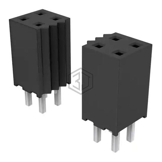SQT-114-01-F-D - Samtec Inc. - Rectangular Connectors - Headers, Receptacles, Female Sockets