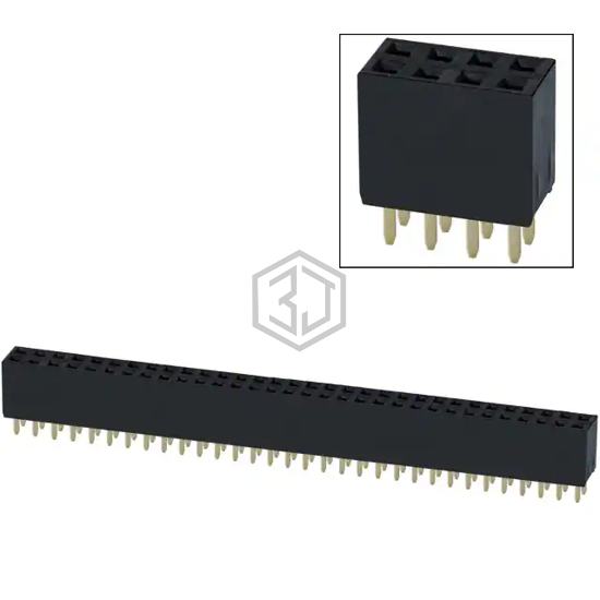 PPPC322LFBN-RC - Sullins Connector Solutions - Rectangular Connectors - Headers, Receptacles, Female Sockets