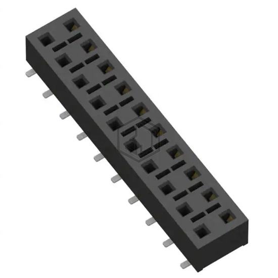 HLE-110-02-L-DV-P - Samtec Inc. - Rectangular Connectors - Headers, Receptacles, Female Sockets