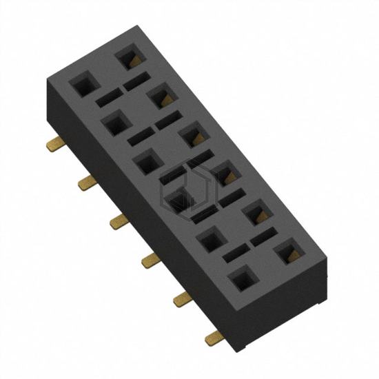 HLE-106-02-G-DV - Samtec Inc. - Rectangular Connectors - Headers, Receptacles, Female Sockets