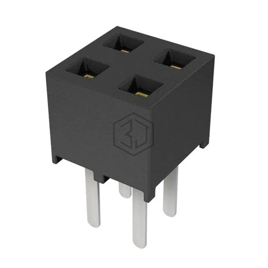 SMM-102-01-S-D - Samtec Inc. - Rectangular Connectors - Headers, Receptacles, Female Sockets