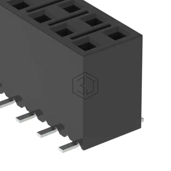 SSM-108-S-DV-LC-P-TR - Samtec Inc. - Rectangular Connectors - Headers, Receptacles, Female Sockets