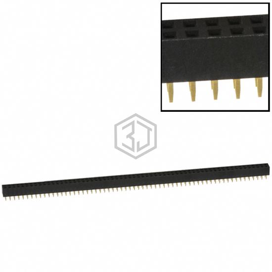 NPPN402AFCN-RC - Sullins Connector Solutions - Rectangular Connectors - Headers, Receptacles, Female Sockets