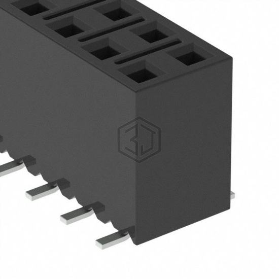 SSM-107-L-DV-A - Samtec Inc. - Rectangular Connectors - Headers, Receptacles, Female Sockets