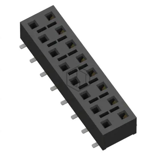 HLE-108-02-L-DV-BE - Samtec Inc. - Rectangular Connectors - Headers, Receptacles, Female Sockets