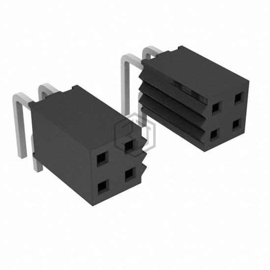 SQT-110-01-F-D-RA - Samtec Inc. - Rectangular Connectors - Headers, Receptacles, Female Sockets