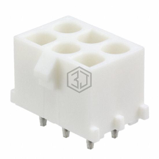 350827-4 - TE Connectivity AMP Connectors - Rectangular Connectors - Headers, Receptacles, Female Sockets