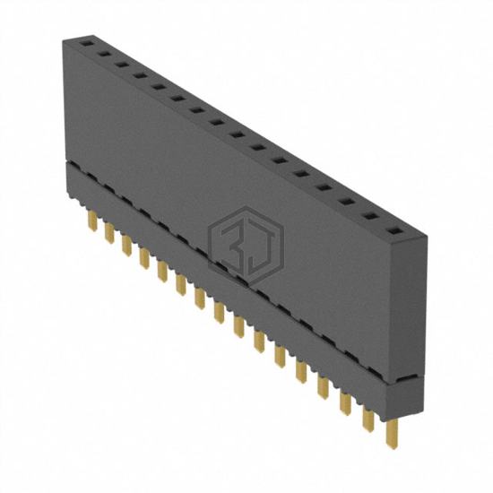 ESW-116-12-G-S - Samtec Inc. - Rectangular Connectors - Headers, Receptacles, Female Sockets