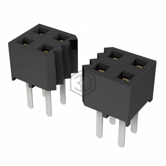 SMM-106-01-S-D - Samtec Inc. - Rectangular Connectors - Headers, Receptacles, Female Sockets