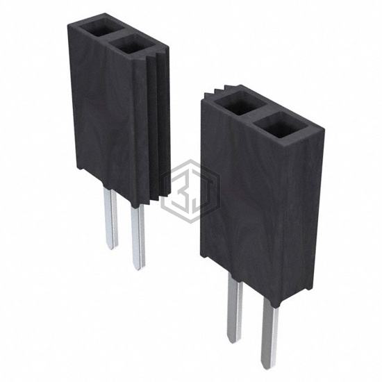 SSW-150-02-T-S - Samtec Inc. - Rectangular Connectors - Headers, Receptacles, Female Sockets