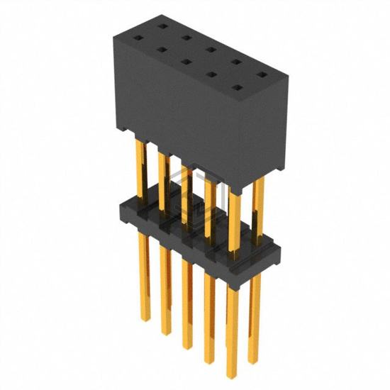 ESQT-105-02-G-D-525 - Samtec Inc. - Rectangular Connectors - Headers, Receptacles, Female Sockets