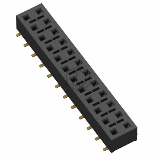 HLE-112-02-G-DV - Samtec Inc. - Rectangular Connectors - Headers, Receptacles, Female Sockets