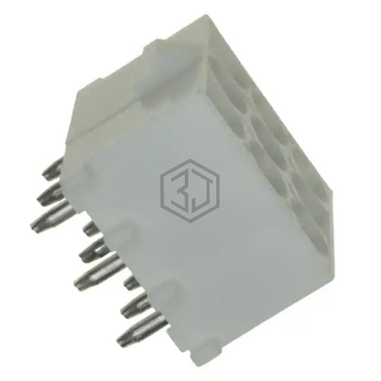 350835-4 - TE Connectivity AMP Connectors - Rectangular Connectors - Headers, Receptacles, Female Sockets