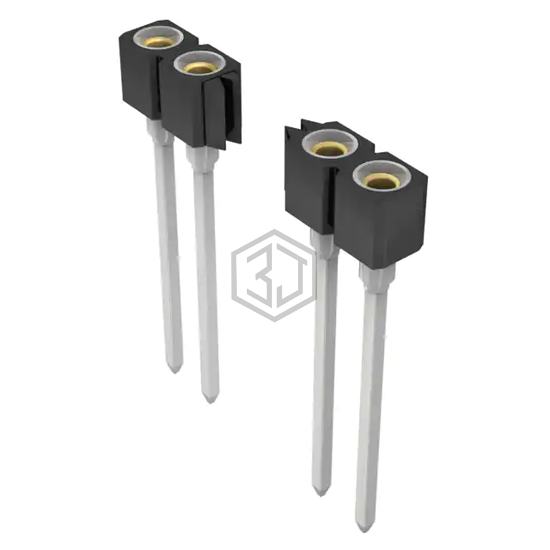323-83-129-41-001101 - Preci-Dip - Rectangular Connectors - Headers, Receptacles, Female Sockets