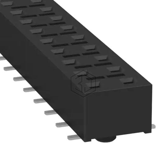 HLE-110-02-S-DV-BE-A - Samtec Inc. - Rectangular Connectors - Headers, Receptacles, Female Sockets