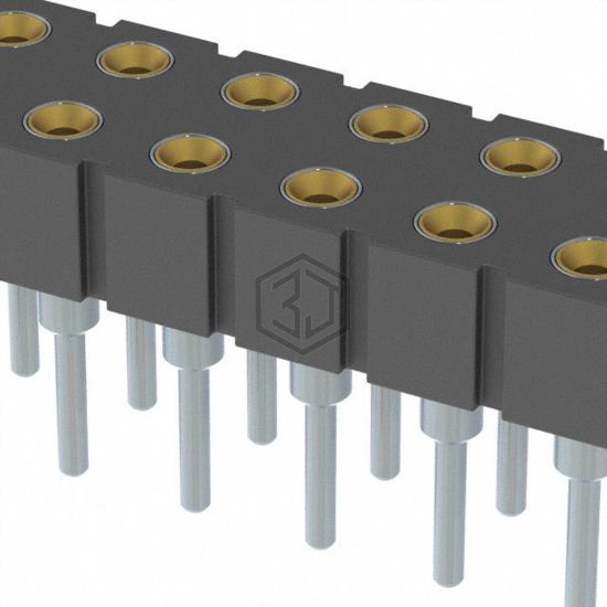 803-43-062-10-002000 - Mill-Max Manufacturing Corp. - Rectangular Connectors - Headers, Receptacles, Female Sockets