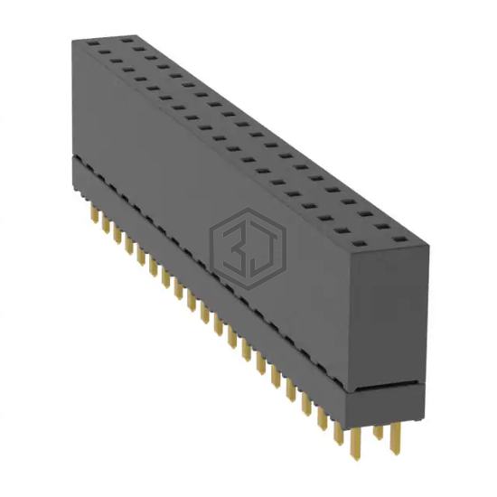 ESW-120-12-G-D - Samtec Inc. - Rectangular Connectors - Headers, Receptacles, Female Sockets
