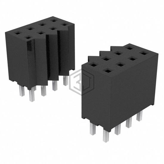 SQT-120-01-L-Q - Samtec Inc. - Rectangular Connectors - Headers, Receptacles, Female Sockets
