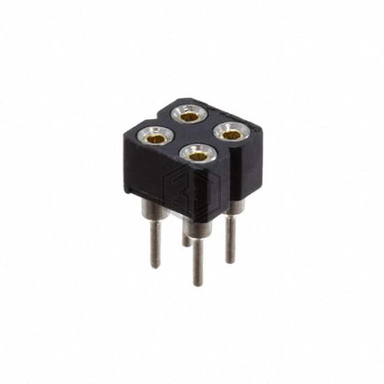 SMC-2-04-1-GT - Adam Tech - Rectangular Connectors - Headers, Receptacles, Female Sockets