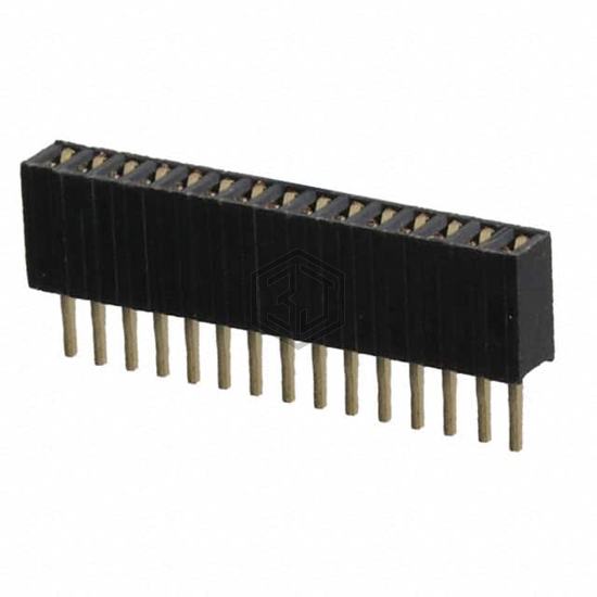 HRS-1B-15-GA - Adam Tech - Rectangular Connectors - Headers, Receptacles, Female Sockets