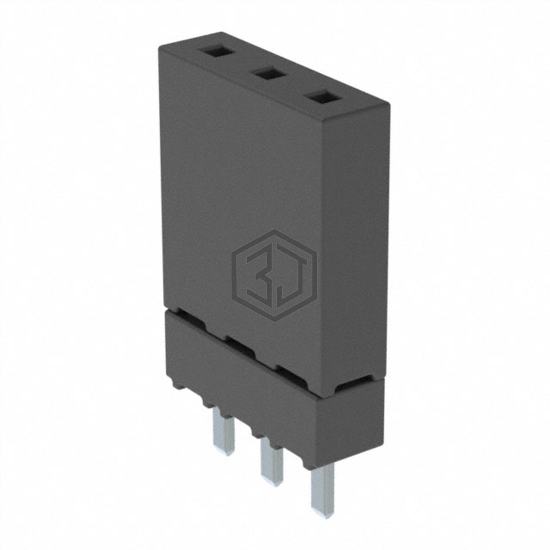 ESW-103-12-T-S - Samtec Inc. - Rectangular Connectors - Headers, Receptacles, Female Sockets