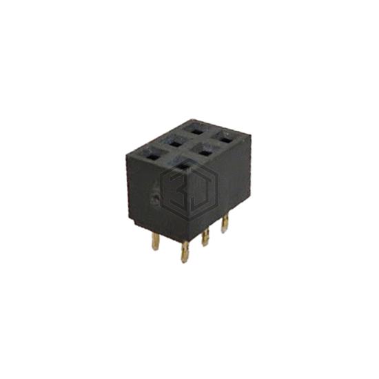 2RS2-06-G - Adam Tech - Rectangular Connectors - Headers, Receptacles, Female Sockets