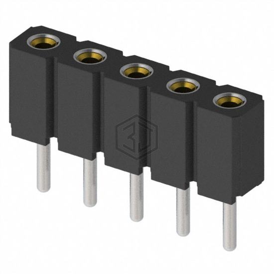 801-47-005-10-012000 - Mill-Max Manufacturing Corp. - Rectangular Connectors - Headers, Receptacles, Female Sockets