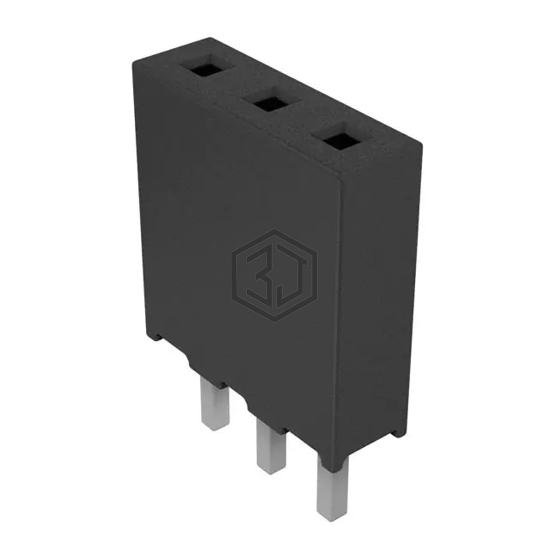 SQT-103-01-F-S - Samtec Inc. - Rectangular Connectors - Headers, Receptacles, Female Sockets