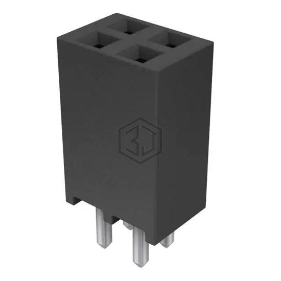 SSQ-102-01-L-D - Samtec Inc. - Rectangular Connectors - Headers, Receptacles, Female Sockets