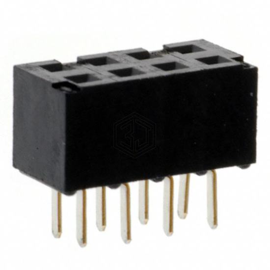 63453-108LF - Amphenol ICC (FCI) - Rectangular Connectors - Headers, Receptacles, Female Sockets