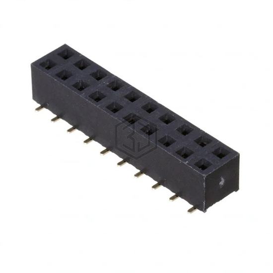 RS2BE-20-G-SMT - Adam Tech - Rectangular Connectors - Headers, Receptacles, Female Sockets