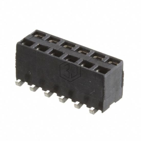 969973-6 - TE Connectivity AMP Connectors - Rectangular Connectors - Headers, Receptacles, Female Sockets