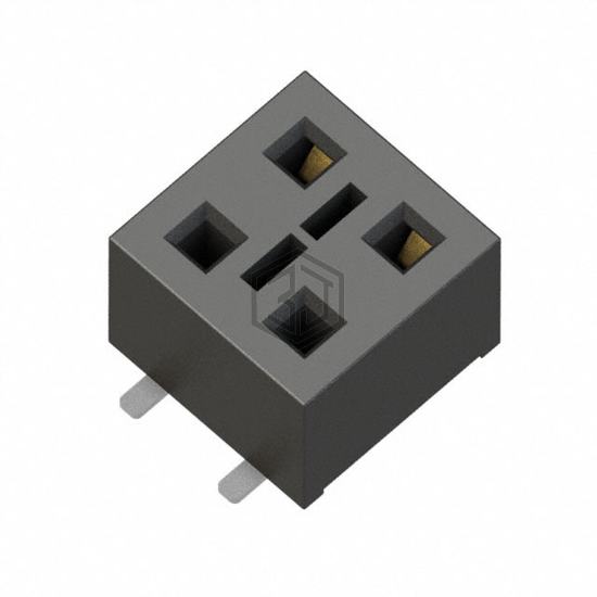 HLE-102-02-S-DV-BE-TR - Samtec Inc. - Rectangular Connectors - Headers, Receptacles, Female Sockets