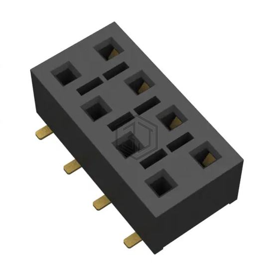 HLE-104-02-G-DV-P-TR - Samtec Inc. - Rectangular Connectors - Headers, Receptacles, Female Sockets