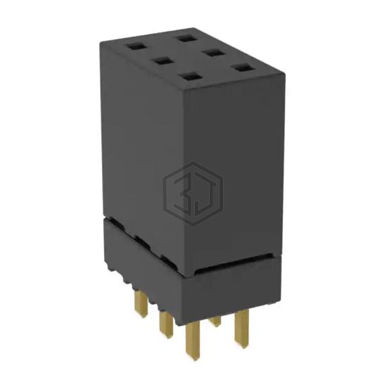 ESW-103-12-G-D - Samtec Inc. - Rectangular Connectors - Headers, Receptacles, Female Sockets