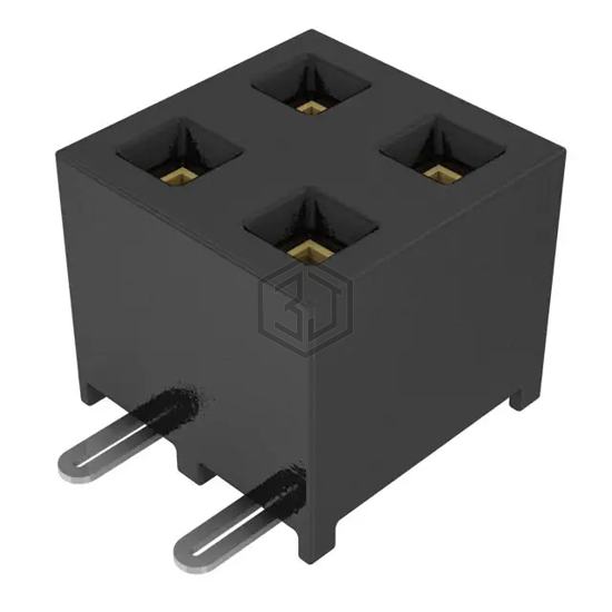 SMM-102-02-S-D-K-TR - Samtec Inc. - Rectangular Connectors - Headers, Receptacles, Female Sockets