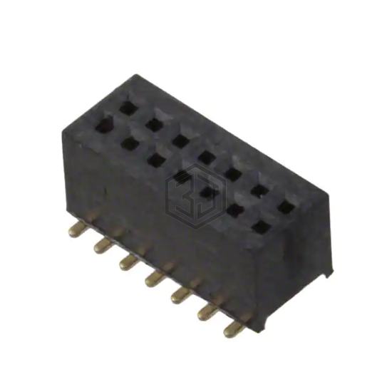 SFM315-LPGE-D07-SP-BK - Sullins Connector Solutions - Rectangular Connectors - Headers, Receptacles, Female Sockets