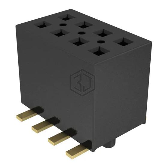FLE-104-01-G-DV-A-TR - Samtec Inc. - Rectangular Connectors - Headers, Receptacles, Female Sockets