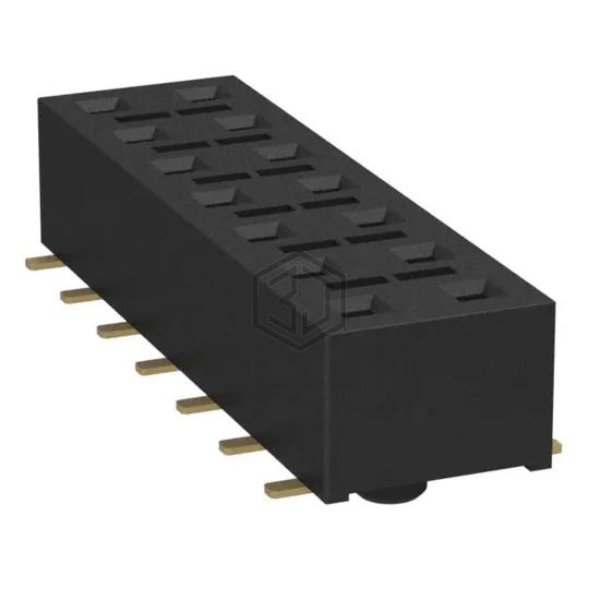 HLE-107-02-G-DV-A-K-TR - Samtec Inc. - Rectangular Connectors - Headers, Receptacles, Female Sockets