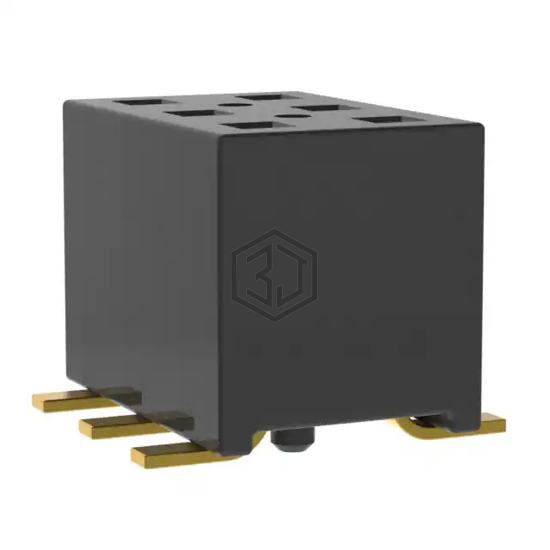 TLE-103-01-G-DV-A - Samtec Inc. - Rectangular Connectors - Headers, Receptacles, Female Sockets