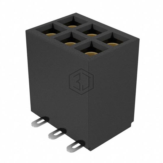 SFMC-103-02-S-D - Samtec Inc. - Rectangular Connectors - Headers, Receptacles, Female Sockets